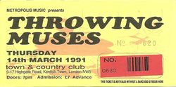 Throwing Muses / Anastasia Screamed / Chimera on Mar 14, 1991 [921-small]