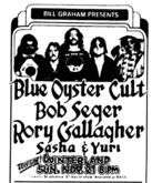 Blue Oyster Cult / Bob Seger & The Silver Bullet Band / Rory Gallagher / Sasha & Yuri on Nov 20, 1976 [079-small]