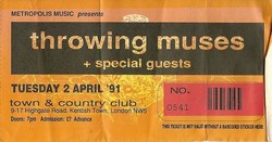 Throwing Muses / Cranes / Moose on Apr 2, 1991 [146-small]