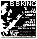 B.B. King / Al Green / Osibisa / The Staples Singers on Apr 2, 1972 [160-small]
