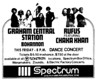graham central station / Rufus / Chaka Khan / Bohannon on Aug 8, 1975 [218-small]
