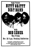 Nitty Gritty Dirt Band / Bob Seger and the Silver Bullet Band on Nov 21, 1975 [281-small]