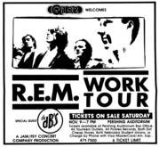 R.E.M. / Dbs on Nov 9, 1987 [287-small]