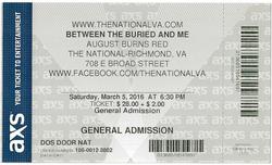 August Burns Red / The Faceless / Good Tiger / Between The Buried And Me on Mar 5, 2016 [290-small]