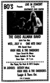 Gregg Allman Band / High Heel & The Sneekers on Jul 11, 1984 [299-small]