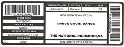 Dance Gavin Dance / I See Stars / Erra / Sianvar on Jun 3, 2018 [300-small]