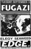 Fugazi / Seaweed / Elegy on Sep 3, 1991 [333-small]