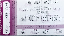 Scream / Jawbreaker on Jul 17, 1993 [341-small]
