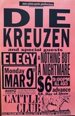 Die Kreuzen / Elegy / Nothing But A Nightmare on Mar 9, 1992 [342-small]
