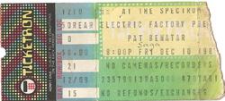 Pat Benatar / Saga on Dec 10, 1982 [439-small]