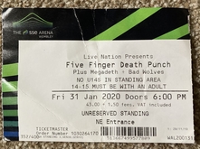 Five Finger Death Punch / Megadeth / Bad Wolves on Jan 31, 2020 [535-small]