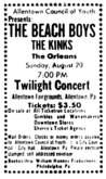 The Beach Boys / The Kinks / Orleans on Aug 20, 1972 [543-small]