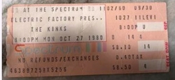 The Kinks / The A's on Oct 27, 1980 [863-small]
