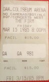 tags: The Firm, Oakland, California, United States, Ticket - The Firm on Mar 15, 1985 [878-small]