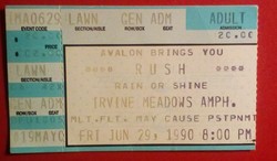 tags: Rush, Ticket, Irvine Meadows Amphitheatre - Rush on Jun 29, 1990 [925-small]