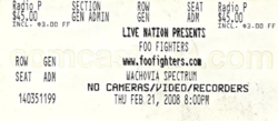 Foo Fighters / Serj Tankian / Against Me! on Feb 21, 2008 [929-small]