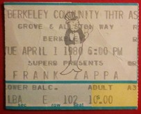 tags: Frank Zappa, Ticket - Frank Zappa on Apr 1, 1980 [933-small]