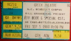 tags: Jeff Beck, Ticket - Jeff Beck on Sep 8, 1980 [938-small]