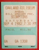 tags: Ticket - The Scorpions / Girl School / Iron Maiden on Sep 4, 1982 [978-small]