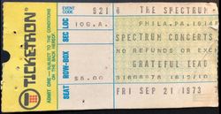 Grateful Dead / Doug Sahm on Sep 21, 1973 [083-small]