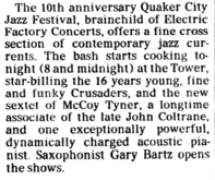 The Crusaders / McCoy Tyner / Gary Bartz on Sep 30, 1977 [157-small]