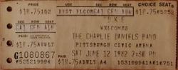 The Charlie Daniels Band / McGuffey Lane on Jun 12, 1982 [284-small]