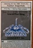 Scorpions / Joan Jett & The Blackhearts on Nov 21, 1984 [300-small]