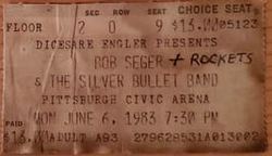Bob Seger & The Silver Bullet Band / Rockets on Jun 6, 1983 [305-small]