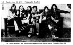 Doobie Brothers / Roger Mcguinn / The Outlaws on Sep 11, 1975 [470-small]