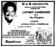 luther vandross / The Whispers / Cherelle on Jul 29, 1984 [476-small]
