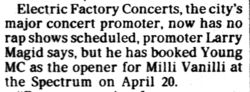 Milli Vanilli / Young M.C. / Seduction on Apr 20, 1990 [508-small]