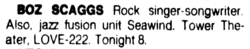 Boz Scaggs / Seawind on Nov 28, 1980 [522-small]