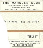 The Nymphs / Righteous on Apr 29, 1992 [636-small]