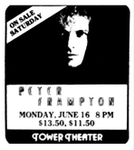 Peter Frampton / Smash Palace on Jun 16, 1986 [772-small]
