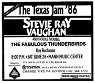 Stevie Ray Vaughan / The Fabulous Thunderbirds / Roy Buchanan on Jun 28, 1986 [795-small]