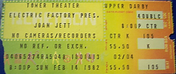 Joan Jett & The Blackhearts / The Hooters / Big Street on Feb 14, 1982 [811-small]