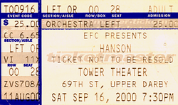 Hanson / M2M on Sep 16, 2000 [815-small]