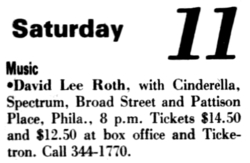David Lee Roth / Cinderella on Oct 11, 1986 [886-small]