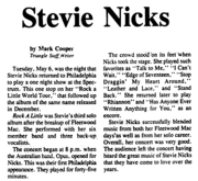 Stevie Nicks / Opus on May 6, 1986 [919-small]