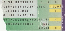 Julian Lennon / Chris Bliss on Jun 20, 1986 [945-small]