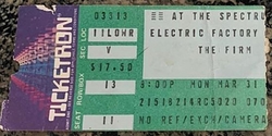 The Firm / Virginia Wolf on Mar 31, 1986 [957-small]