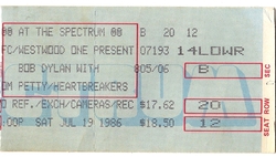 Bob Dylan / Tom Petty And The Heartbreakers on Jul 19, 1986 [961-small]