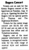 Kenny Rogers / B J Thomas / The Righteous Brothers on Aug 16, 1983 [681-small]