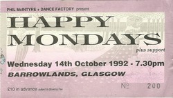 Happy Mondays / Stereo MCs on Oct 14, 1992 [756-small]