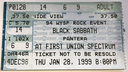Black Sabbath / Pantera / Deftones on Feb 18, 1999 [793-small]
