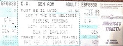 Missing Persons / Box of Daylight on Sep 30, 1994 [104-small]