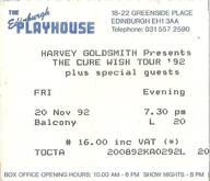 The Cure / Cranes on Nov 20, 1992 [248-small]