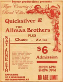 Quicksilver Messenger Service / Allman Brothers Band / Chase / ZZ Top on Jun 5, 1971 [264-small]