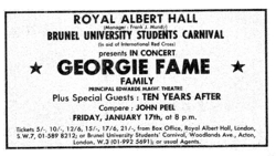 Georgie Fame / Ten Years After / Family / John Peel on Jan 17, 1969 [286-small]