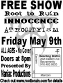 Root to Ruin / Innocence / Atrocityism on May 9, 2003 [295-small]